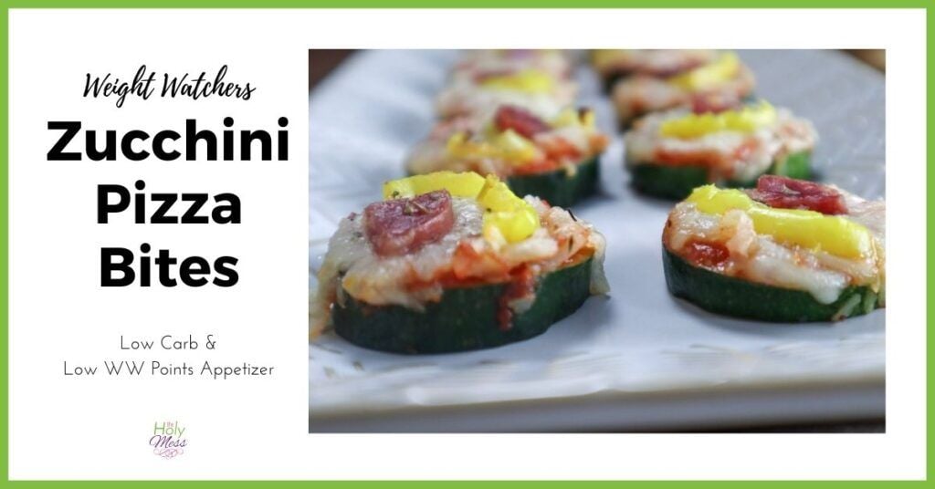 WW Zucchini Pizza Bites