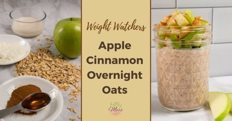 WW Apple Cinnamon Overnight Oats