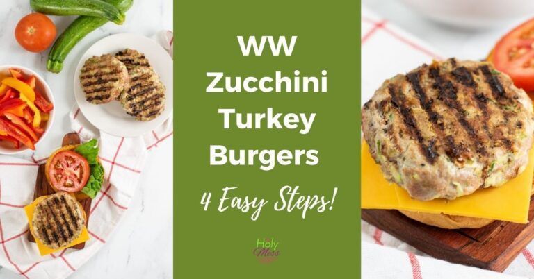 Zucchini Turkey Burgers for Weight Watchers