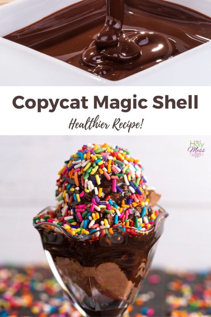 Copycat Magic Shell Healthier Recipe