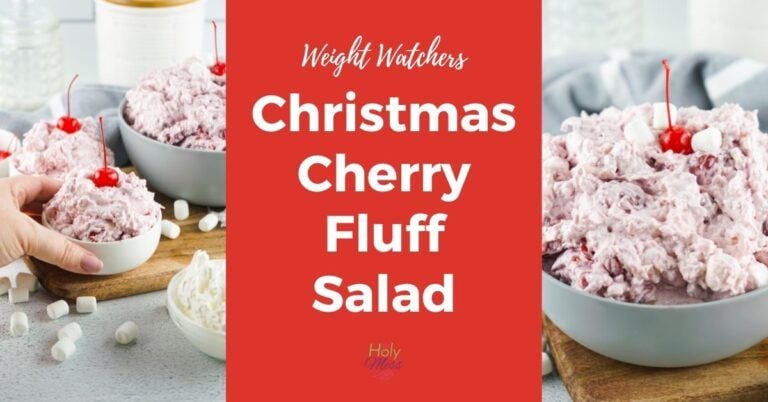 WW Christmas Cherry Fluff Salad