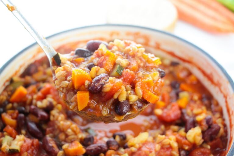 The Holy Mess Hearty Vegetarian Chili (with Beans & Grains) The Holy Mess