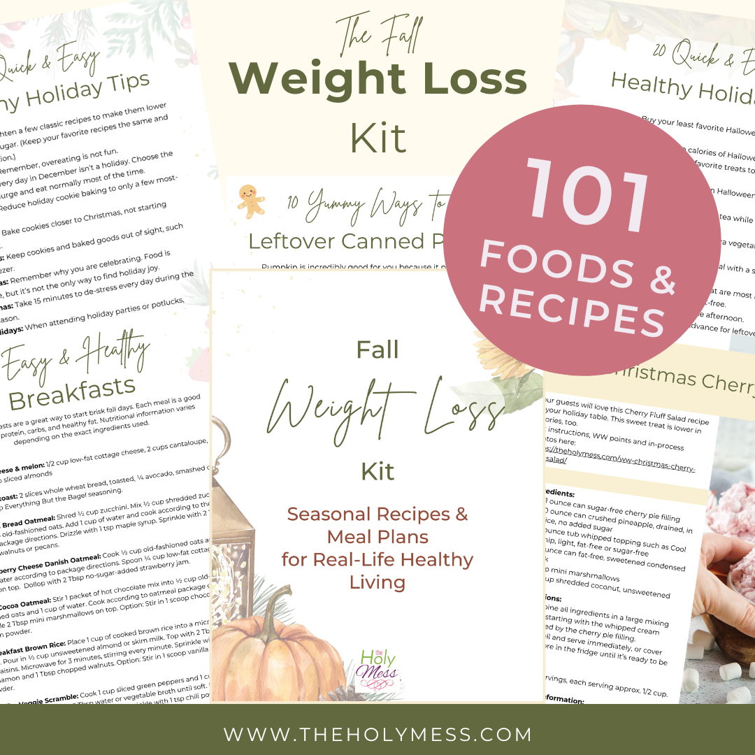 Fall Weight Loss Kit with recipes, desserts and more.