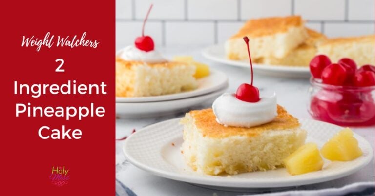 WW angel food pineapple cake