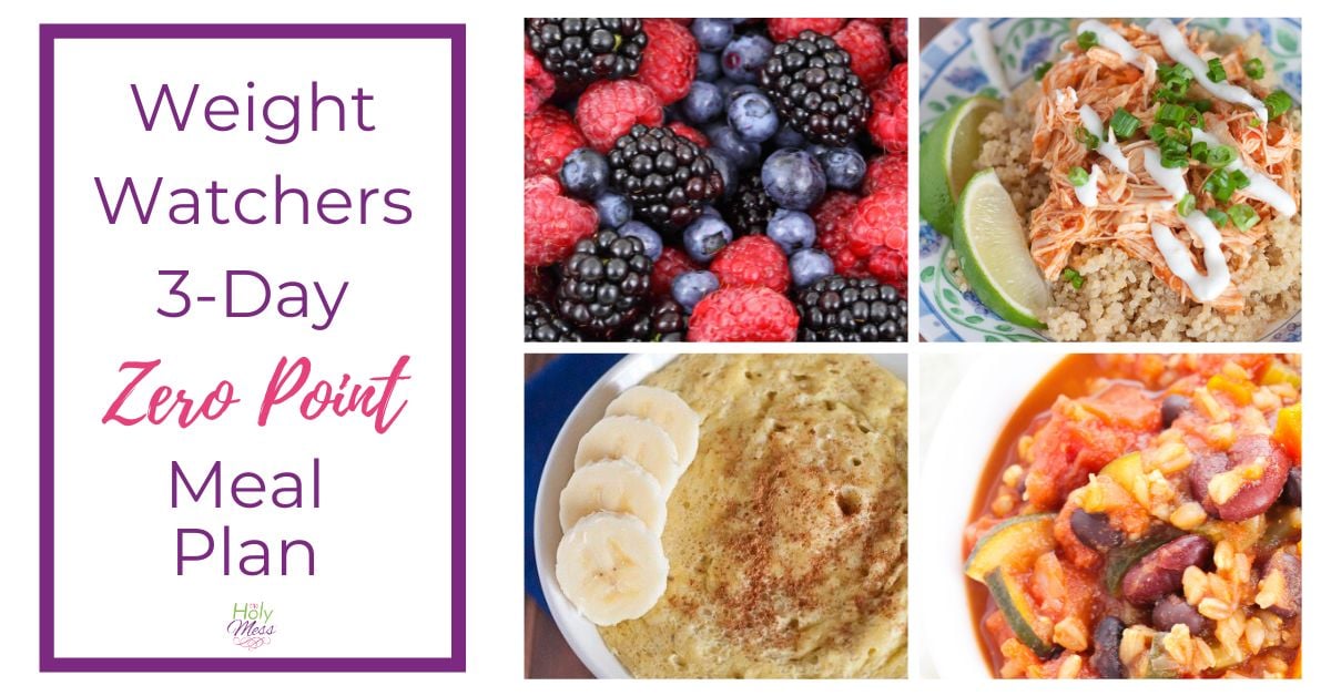 Weight Watchers 3-Day Zero Point Meal Plan Free Printable weight-watchers-3-day-zero-point-meal-plan-free-printable
