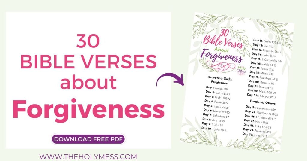 30 Healing Bible Verses on Forgiveness and Reconciliation