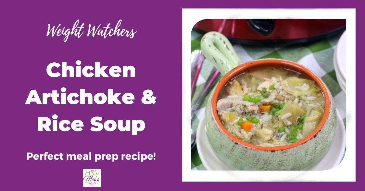 WW Chicken Artichoke & Rice Soup Cover Photo