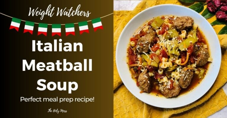 Cover photo of WW Italian Meatball Soup