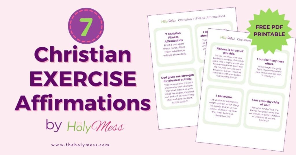 Diet and Exercise Affirmations
