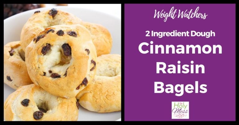 photo for 2 ingredient dough cinnamon raisin bagels
