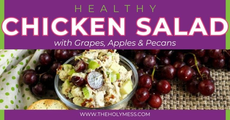 Healthy chicken salad with greek yogurt