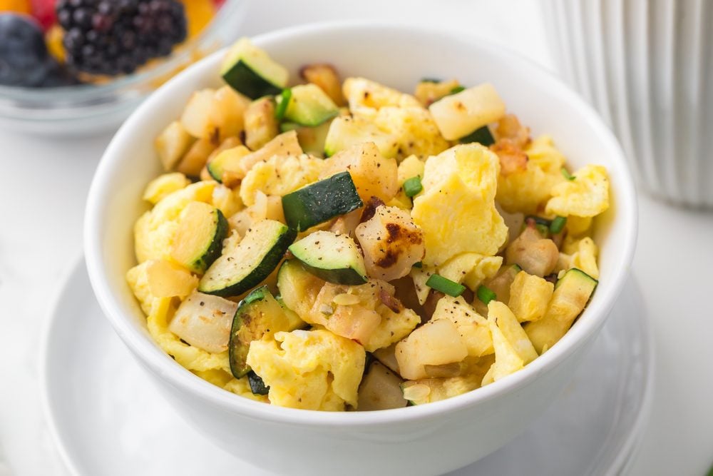 Hearty and healthy breakfast bowl