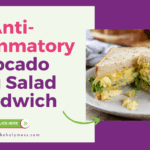 Anti-Inflammatory sandwich - egg salad and avocado