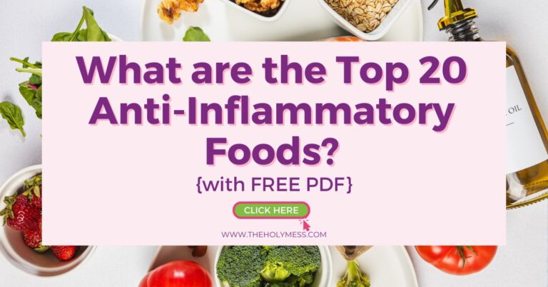 Printable List Of The Top Anti Inflammatory Foods