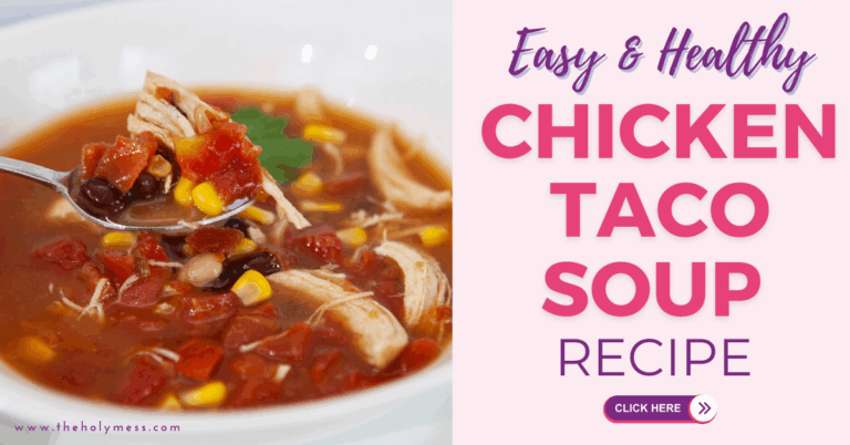 Healthy Chicken Taco soup