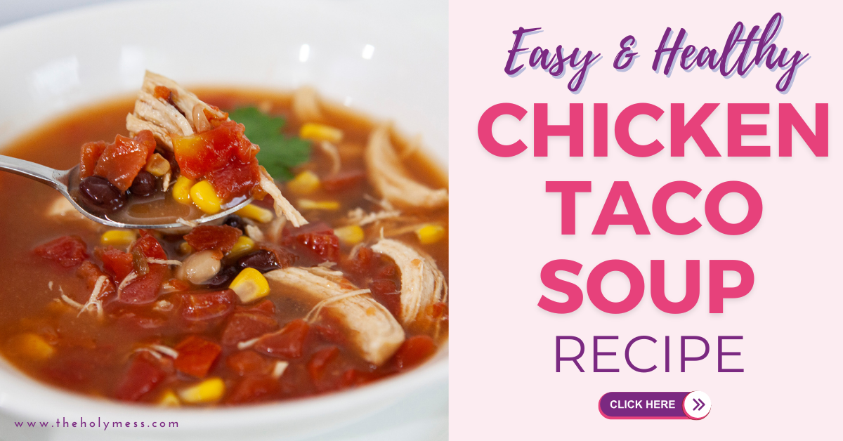 Healthy Chicken Taco soup