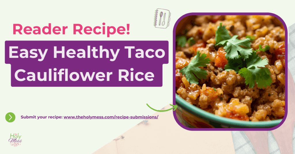 Easy Healthy Taco Cauliflower Rice