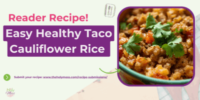 Easy Healthy Taco Cauliflower Rice