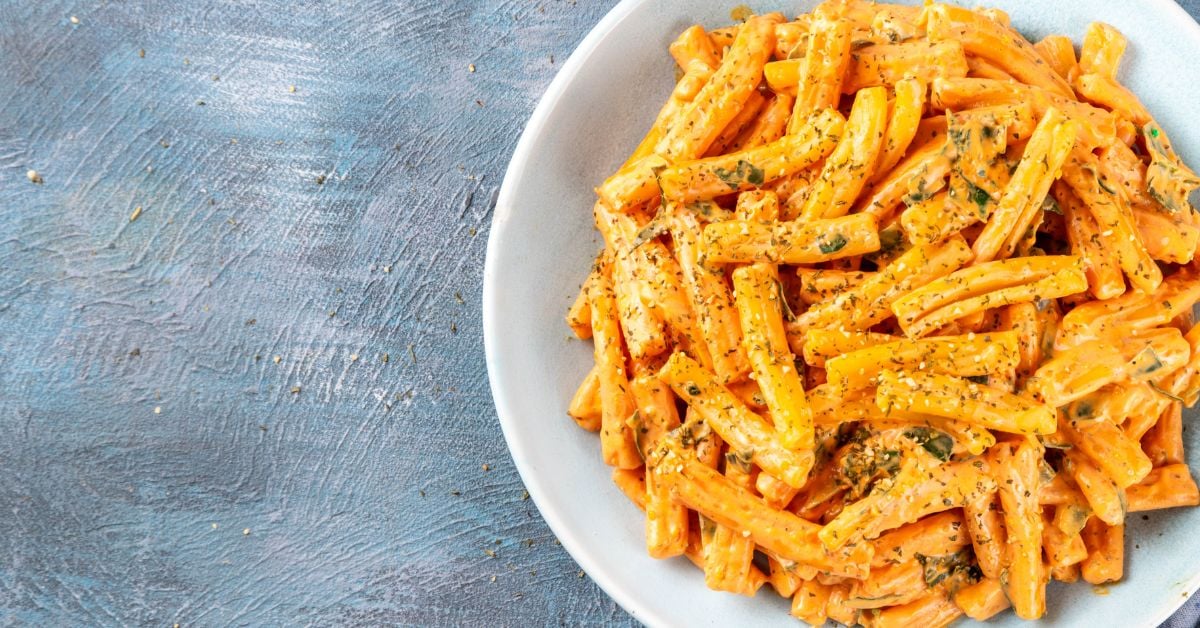 Healthy Pumpkin Cream Pasta recipe for dinner