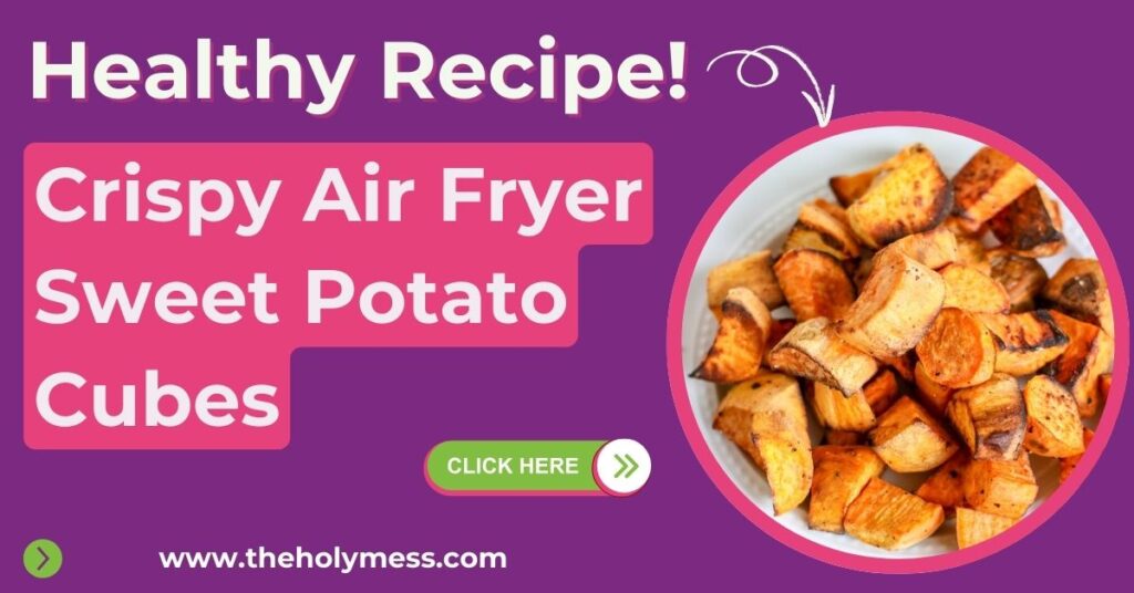Crispy Air Fryer Sweet Potato Cubes
