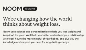 Noom for weight loss