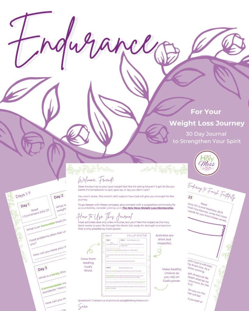 Endurance for Your Weight Loss Journal