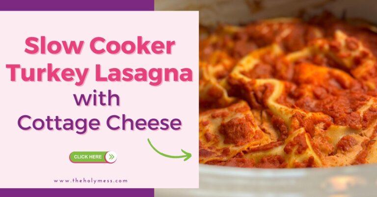 Slow Cooker Turkey Lasagna with Cottage Cheese