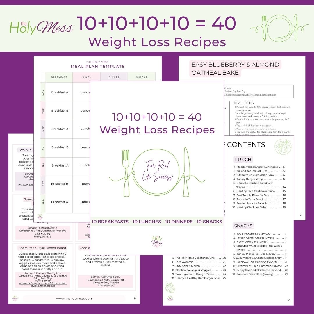 10+10+10+10=40 Weight Loss Recipes