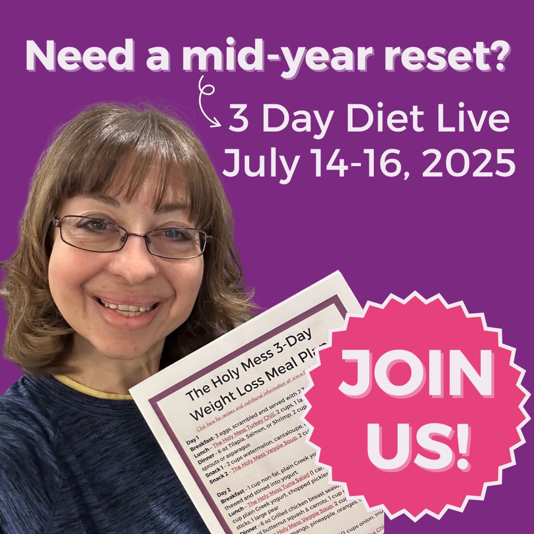 The Holy Mess 3 Day Diet LIVE in 2025