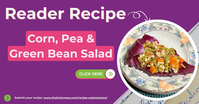 Corn Pea Green Bean Salad Feature Image