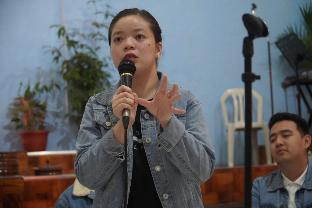 Mariann speaking