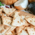 Homemade no oil tortilla chips