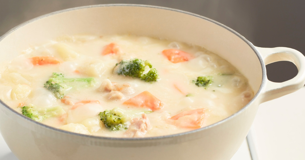 Easy Weeknight Cheesy Veggie Soup