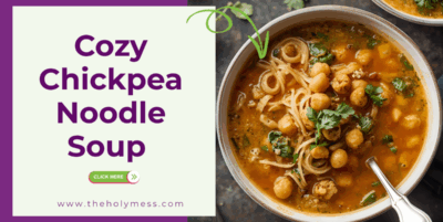 Cozy Chickpea Noodle Soup
