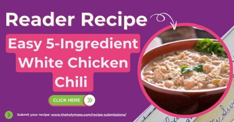 Easy 5-Ingredient White Chicken Chili