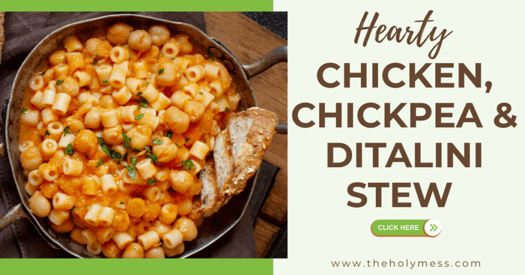 Hearty Chicken Chickpea Stew