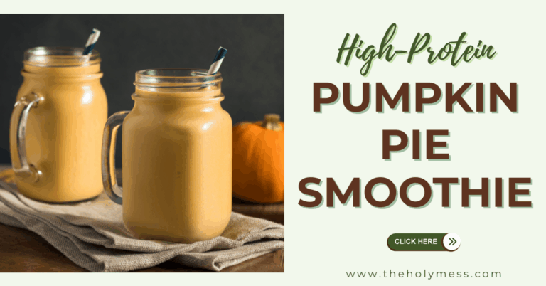 Healthy Pumpkin Pie Green Smoothie