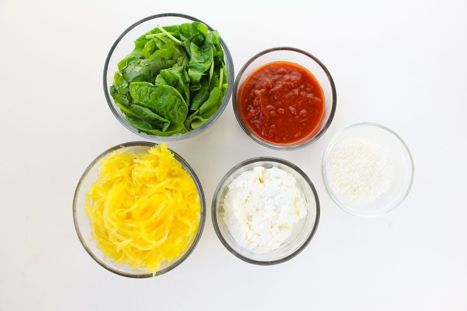 Cottage cheese lasagna ingredients