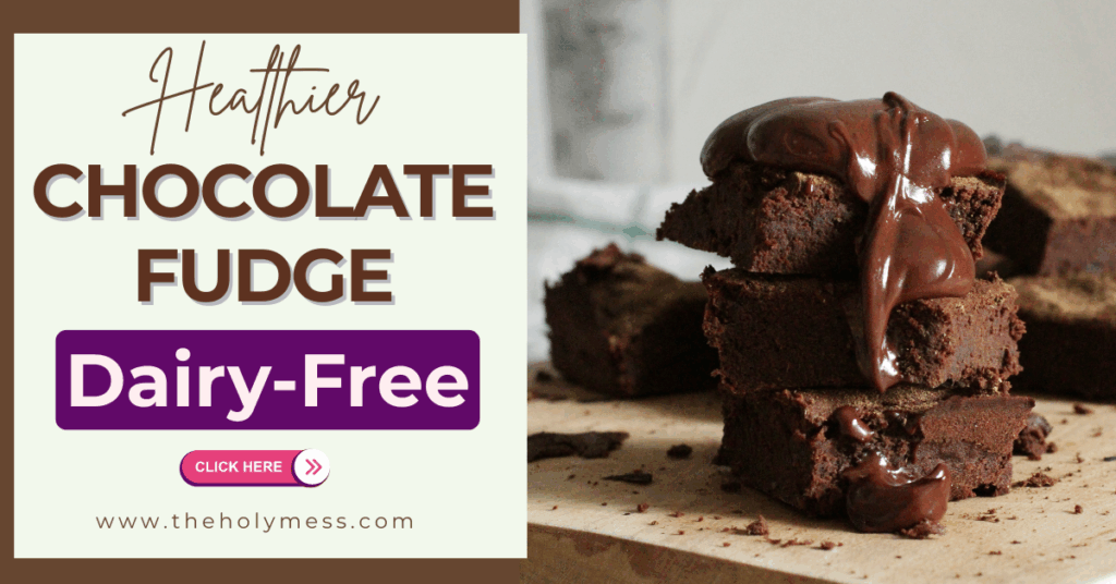 Healthier Chocolate Fudge Dairy Free