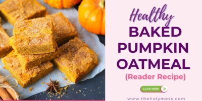 Healthy Baked Pumpkin Oatmeal