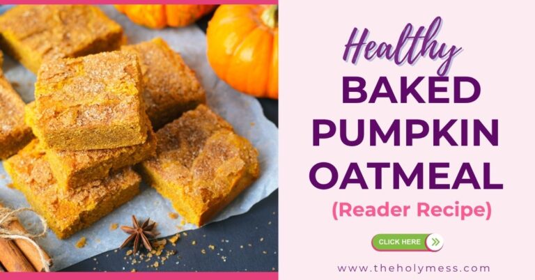 Healthy Baked Pumpkin Oatmeal