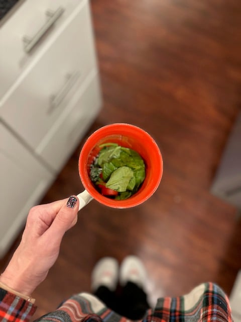 veggies for the veggie egg mug