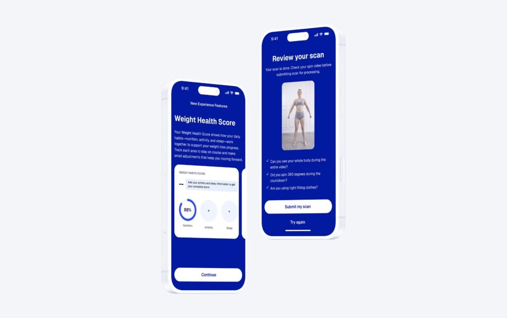 Weight Watchers AI Body Scanner