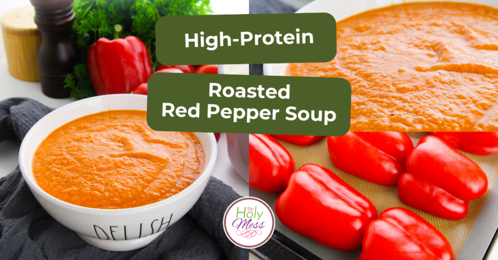 High Protein Red Pepper Soup