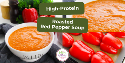 High Protein Red Pepper Soup