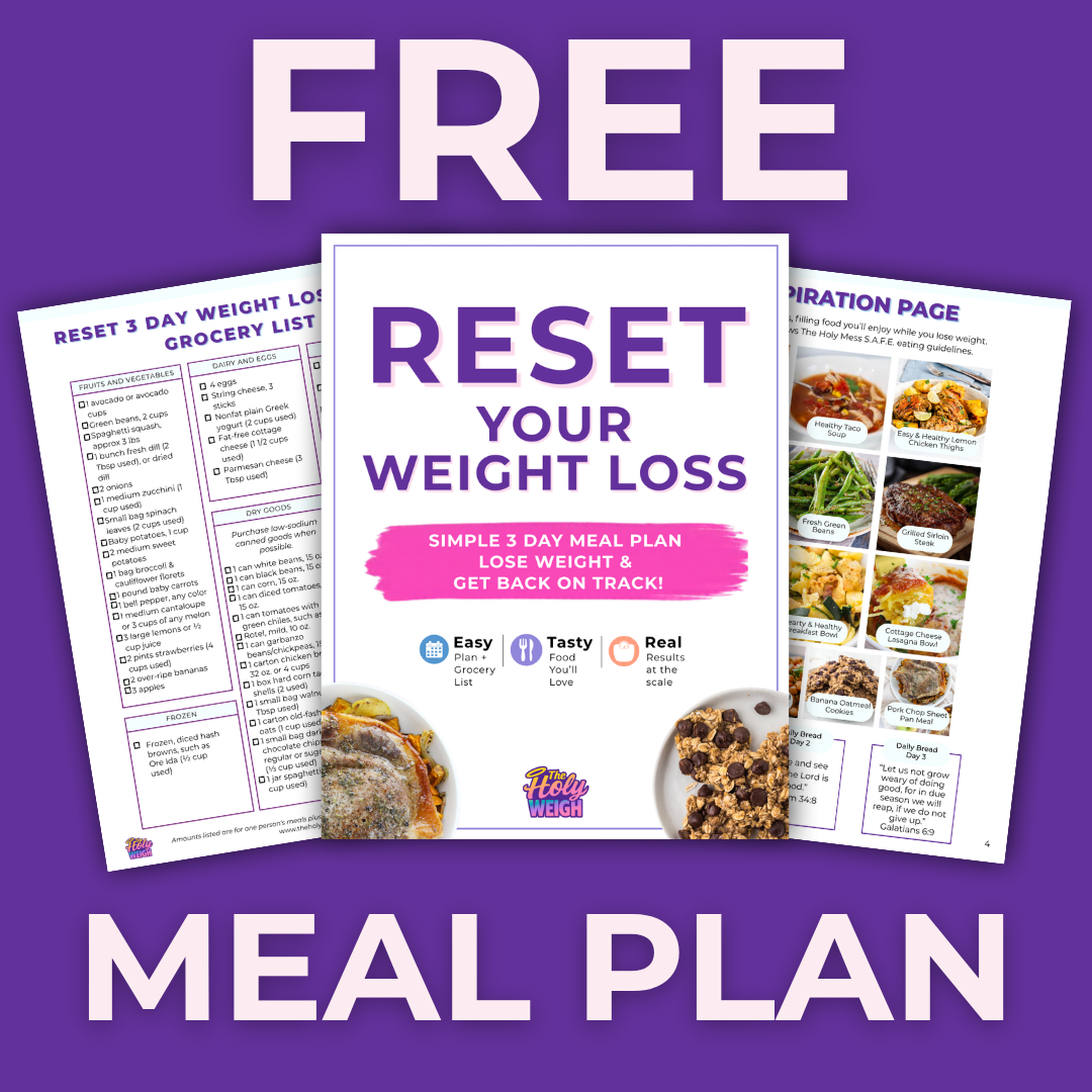 Reset Your Weight Loss 3 Day Meal Plan