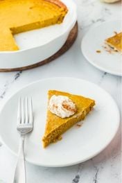 Crustless Pumpkin Pie