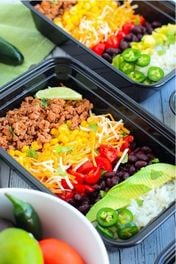 Easy Meal Prep Burrito Bowl