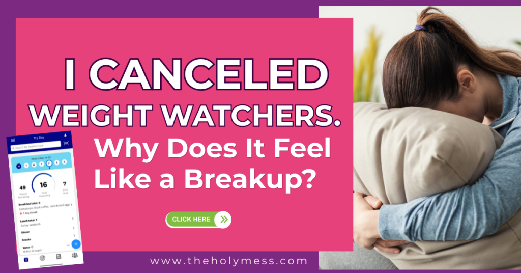 I Canceled Weight Watchers. Why Does It Feel Like a Breakup