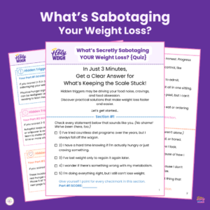 What's Sabotaging Your Weight Loss Quiz